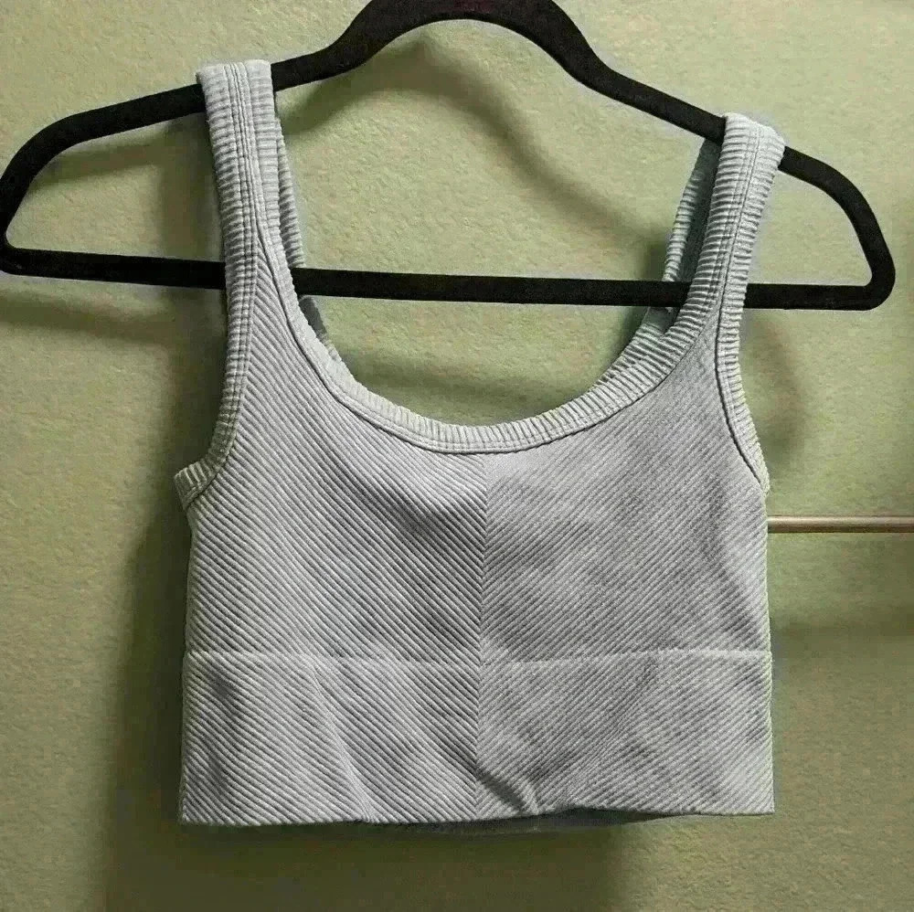 Light Blue Crop Tank Size S/M